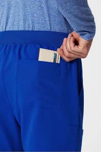 Fabletics Men's Intake Scrub Pant - MotionTech, 4-Way Stretch, Pocket-Packed, Wrinkle-Resist, Semi-Slim Fit thumbnail 5