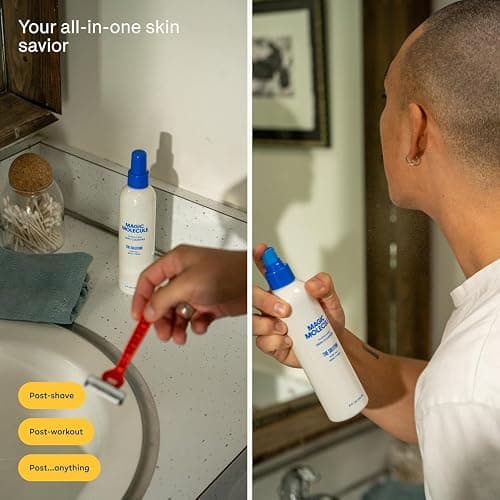 Magic Molecule Hypochlorous Acid Spray for Breakout-Prone Skin, Eczema & Itchy Rashes | Helps 50+ Dermal Issues | For All Skin Types 3.4 oz (Pack of 2) Travel-Friendly thumbnail 6