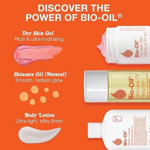 Bio-Oil Fragrance-Free Body Oil Serum for Scars & Stretch Marks, 6.7 fl oz | Dry Skin Moisturizer, Rosehip & Chamomile Oils, Scar Treatment, Stretch Mark Oil, Sensitive Skin Safe, Face and Body thumbnail 7