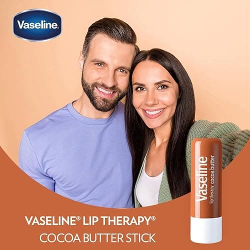 Vaseline Lip Therapy Variety 4-Pack – Rosy Lips + Cocoa Butter Moisturizing Lip Balm with Vitamin E, 0.16 Oz Ea thumbnail 8