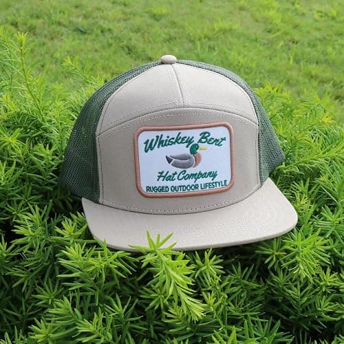 WHISKEY BENT HAT CO. Green Head Adjustable Snapback Outdoor Lifestyle Duck Hat thumbnail 2
