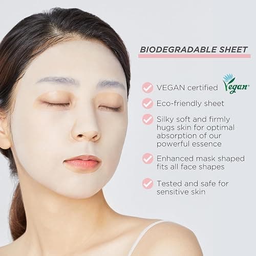 Mediheal Official Best Korean Sheet Mask - Collagen Essential Face Mask 10 Sheets Lifting and Firming For All Skin Types Value Sets thumbnail 4