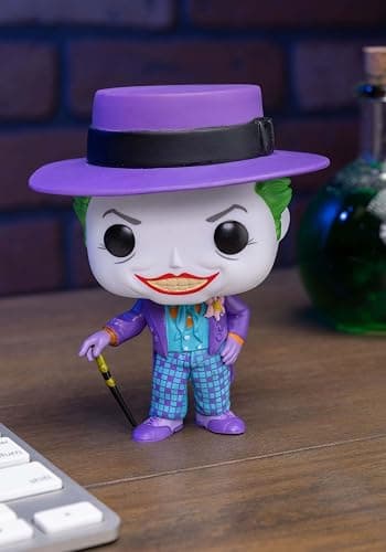 Funko Pop Heroes: Batman 1989-The Joker with Hat - (Styles May Vary) - DC Comics - Collectable Vinyl Figure - Gift Idea - Official Merchandise - Toys for Kids & Adults - Superheroes Fans thumbnail 2