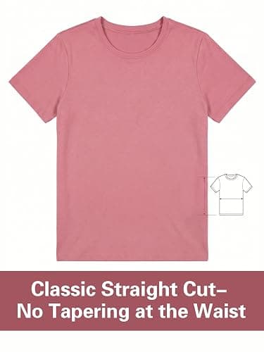 LOOKFACE 3 Pack Womens Basic T Shirts Summer Tops 2026 Short Sleeve Tees Comfy Casual Vacation Clothes thumbnail 4