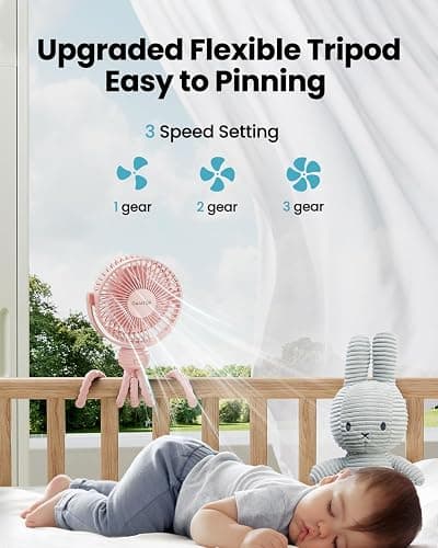 Gaiatop Mini Stroller Fan thumbnail 3