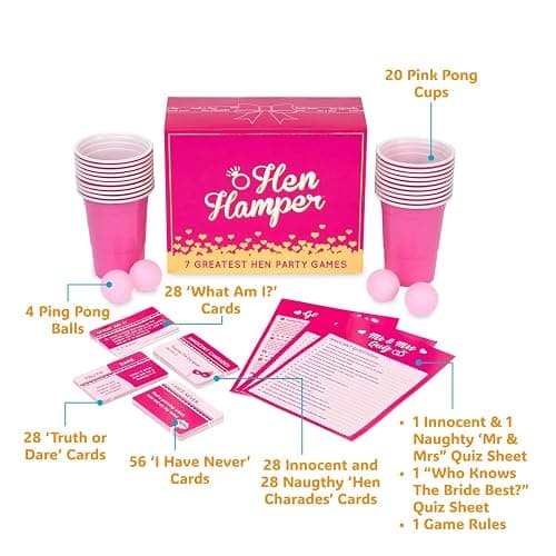 Hen Hamper - 7 Hilarious Hen Party Games (Bubbly Pong, Mr & Mrs, Hen Charades, I Have Never, Who Knows The Bride Best, What Am I, Truth or Dare) thumbnail 4