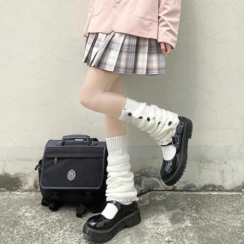 Lebaley Kawaii Leg Warmers Y2K Harajuku Legs Warmer for Girls Women Lolita Accessorie Gothic Long Sock Winter Ankle Warmers thumbnail 5
