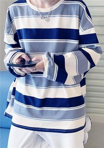 Grunge Shirt for Women Y2k Goth Shirts Long Sleeve Harajuku Aesthetic Top Punk T-Shirt thumbnail 6