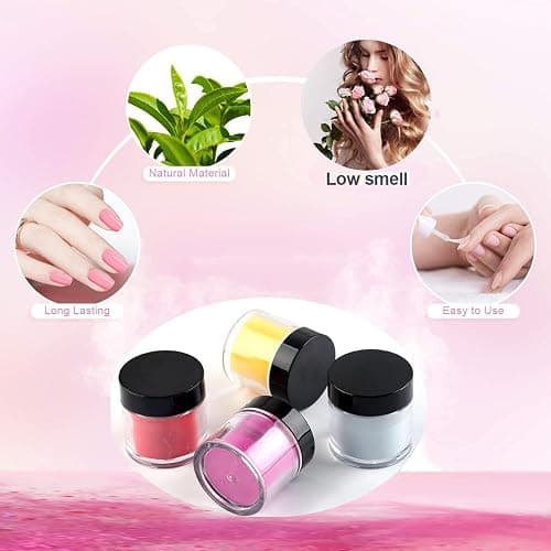 24 Color Acrylic Nail Powder Set, Acrylic Powder Set, Nail DIY Art Design, Acrylic Nail Art 3D Nail Sculpture French Nail Extension, Gift for Women thumbnail 3