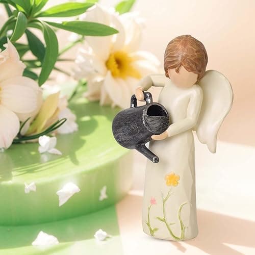 Loyzcy Gardening Gifts for Women, Garden Gift for Gardeners Woman | Garden Gifts for Mom, Sisters, Friends, New Home Gift Ideas, Unique Sculpted Hand-Painted Figurine thumbnail 5