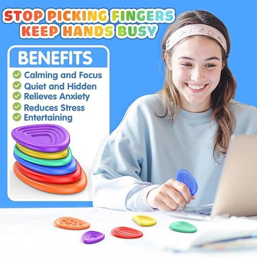 Hepoasky Fidget Sensory Toys for Kids Adults with Autism ADHD: 13 Pack Anxiety Relief Items Toy, Fun Classroom Prize & Travel Toys, Stress Relief Toy Gifts Party Favors for Kids thumbnail 2