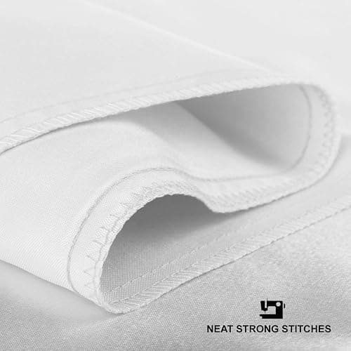 BLISSFORD Satin Pillowcase with Zipper, Like Silk Pillow Cases - White | Silky Soft & Cool, Gentle on Hair & Skin, Vegan, Machine Washable, 2 Pack, Standard Size 20 x 26 in thumbnail 8