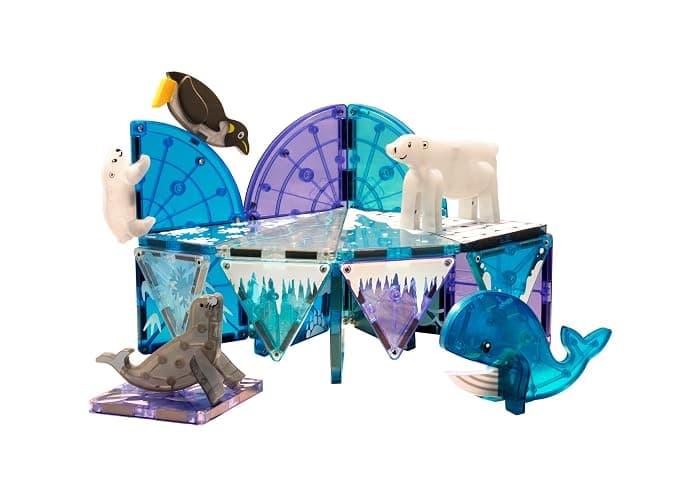 MAGNA-TILES Arctic Animals 25-Piece Magnetic Construction Set, The ORIGINAL Magnetic Building Brand thumbnail 7
