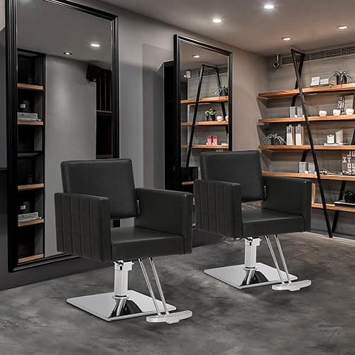 BarberPub Salon Chair for Hair Stylist Hydraulic Barber Styling Chair, Beauty Spa Equipment 8821BK thumbnail 3