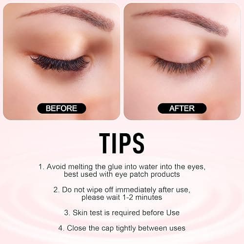 Cluster Lash Glue Remover 5 ML Lash Remover for Cluster Lashes Soothing Oil Lash Glue Remover Mascara Wand Eyelash Extension Remover Self Use at Home thumbnail 5