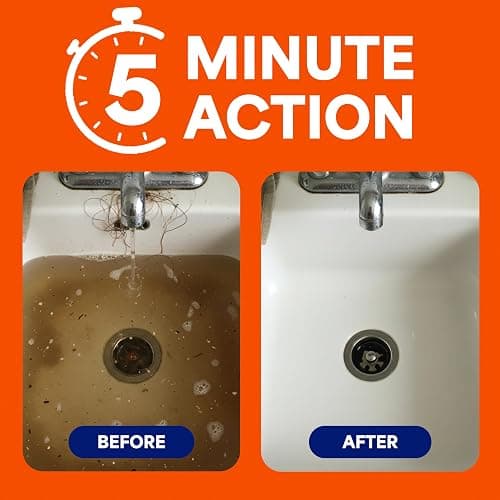 Mr Muscle Drain Unblocker 2x1L, Heavy Duty Fast Acting Gel Sink Unblocker | Heavy-duty drain gel dissolves stubborn clogs fast, works 3x better than bleach and is safe for all pipe types. thumbnail 2