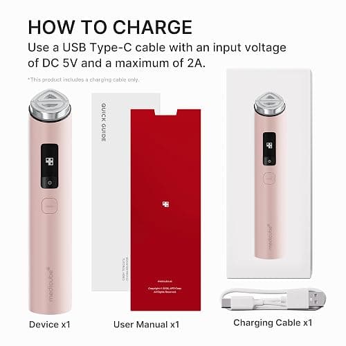 medicube Booster Pro X2™ - 7 in 1 Glow Beauty Device, 2X Glow Care, Pink | 7-IN-1 Korean Skincare Device - 2X Care for Glow, Pores, Skin Definition & Radiance, Customized Dual & Mask Modes, Pink thumbnail 9