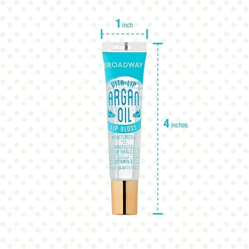 Ruby Kisses Broadway Vita-Lip Clear Lip Gloss (8 Pack), Ultra-Hydrating & Soothing Formula with Vitamins, High-Shine Non-Sticky Finish Lip Balm with Mint, Rosehip, Coconut, Mango, Argan, Honey, Shea thumbnail 9