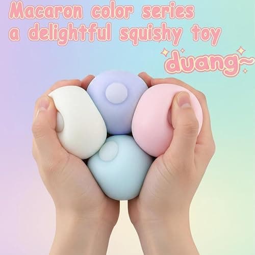 Shapeable Squishy Toys Sand Squishy Ball, Malleable Sand-Filled Sensory Toy for Anxiety Relief and Focus, Portable Stress Balls for Kids & Adults (Blueberry Ice) thumbnail 9