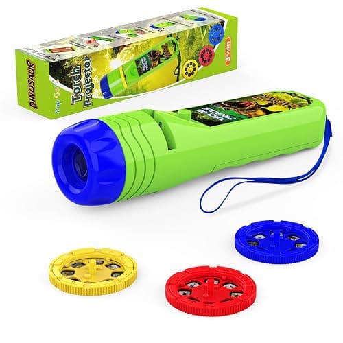 Pup Go Dinosaur Projector Flashlight for Kids Ages 3+, Early and Stocking Stuffers for Boys, 3 Discs 24 Images, Cool Dinosaurs Toys, Dinosaur Kids Flashlight, Night Light Projector thumbnail 10
