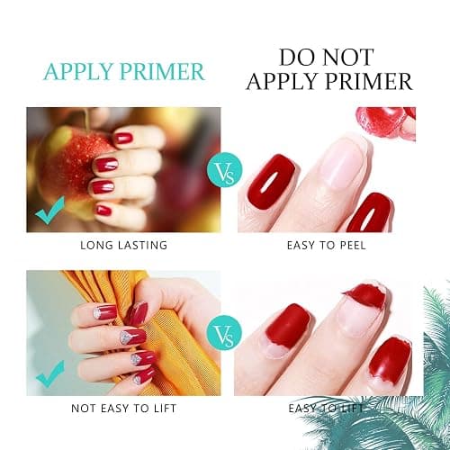 Gellen Nail Dehydrator and Nail Primer, Long-Lasting Air Dry (Acid Free) for Acrylic Powder and Gel Nail Polish, Superior Protein Bonding, 15ML / 0.5 oz Each thumbnail 3