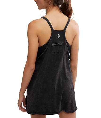 Free People Women's Hot Shot Mini Dress - Small - Black thumbnail 2