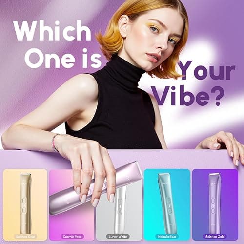 Electric Razors for Women - 2-in-1 Body & Facial Hair Trimmer, Wet & Dry Use Cordless Shaver for Legs, Underarms, Bikini Line, Ceramic Blade for Sensitive Skin - Teen Girl Gifts Trendy Stuff (Pink) thumbnail 4