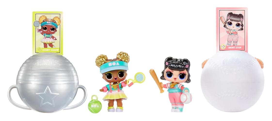 LOL Surprise All Star Sports Vault Collection Tots with Sports-Themed Collectible Doll and 8 Surprises to UNbox Including Matching Accessories – Great Gift for Kids Ages 4+ thumbnail 9