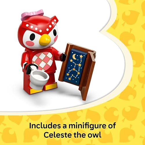 LEGO Animal Crossing Stargazing with Celeste Building Toy - Animal Crossing Toy Figure and Playset for Kids, Girls & Boys, Ages 6+ - Pretend Play Gift Idea for Birthdays - 77053 thumbnail 4