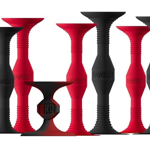 Popdarts PRO Pack Game Set (Red & Black) - Indoor, Outdoor Suction Cup Throwing Game - Competition with a POP - Image 1