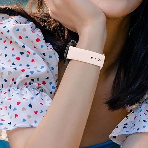 Meliya 20mm 22mm Quick Release Watch Band Soft Silicone Breathable Replacment Sport Watch Straps for Women Men thumbnail 8