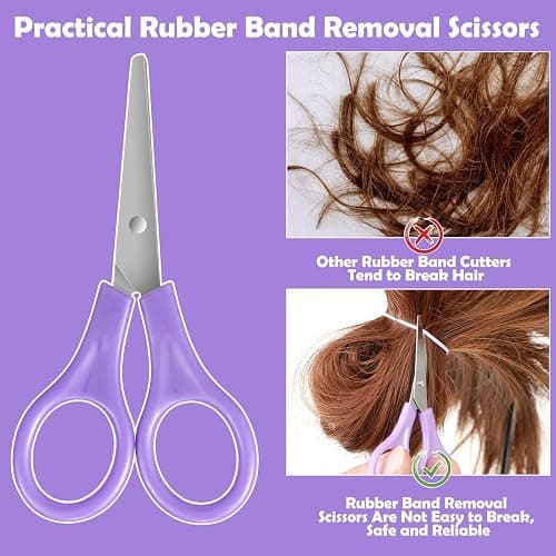 36 Colors Hair Rubber Bands for Hair, 2500 Pcs Elastic Hair Bands with 11 Hair Styling Tools, Colorful Elastic Hair Ties Toddler Hair Accessories for Girls Kids thumbnail 6