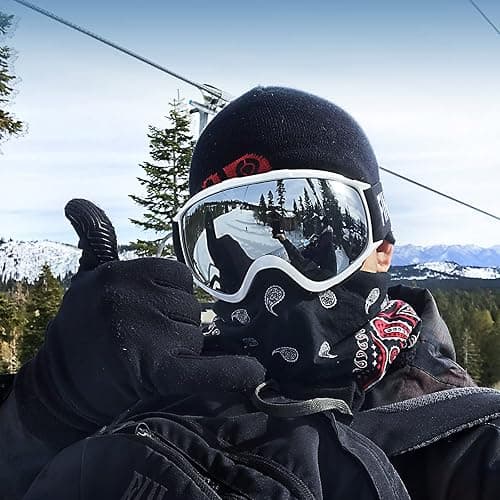 findway Ski Goggles OTG - Over Glasses Snow/Snowboard Goggles for Men, Women & Youth - 100% UV Protection thumbnail 6