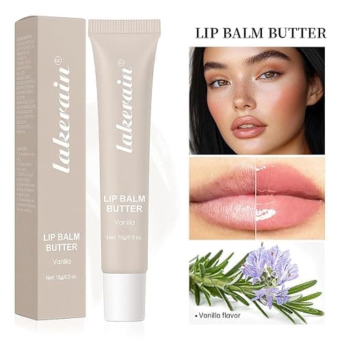 4 PCS Lip Glossy Butter Balm Set, Tinted Lip Balm Instant Moisture and Hydration Lip Gloss, Long Lasting Hydrating Glow Reviver Lip Care Oil, Christmas Makeup Gift for Women thumbnail 3