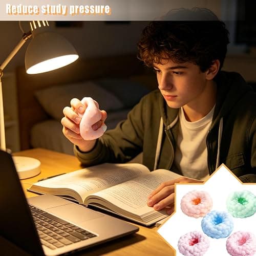 Crunchy Squishy Stress Ball & Crunchy Stress Ball, ASMR Toy for Kids Adults | Crunchy Squishy Stress Ball ASMR Smoothie Squeeze Toy Soft Fidget Ball For Quick Anxiety Relief Kids & Adults Party Favors thumbnail 2