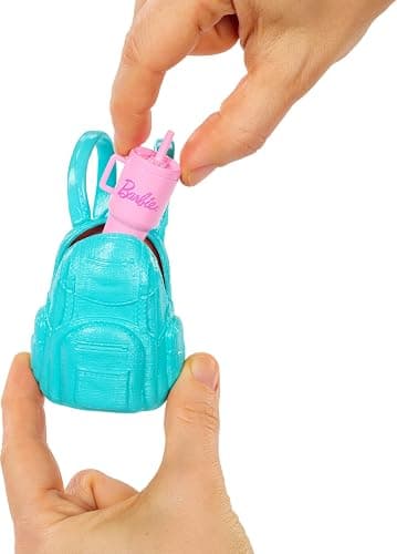 ​Barbie “Brooklyn” Outdoor Adventures Fashion Doll Wearing Adventure Outfit, with 10+ Camping-Themed Accessories Including Pet Puppy thumbnail 3