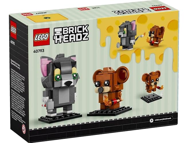 tom and jerry lego brickheadz set thumbnail 6
