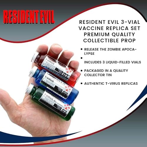 Resident Evil 3-Vial Vaccine Replica Set | Premium Quality Collectible Prop thumbnail 6