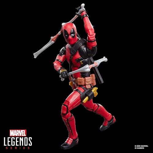 Marvel Legends Series Dogpool and Deadpool, Marvel Studios' Deadpool & Wolverine Movie Collectible 6-Inch Action Figure Gift thumbnail 9