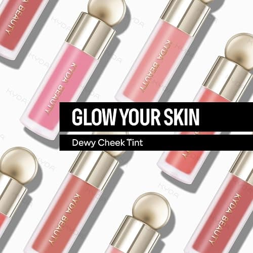 KYDA Liquid Blush, Matte Tinted for Cheeks, Lasting Dewy Cheek, Soft Creamy Blush, Blendable Lightweight, Buildable Matte Coverage, Cool Pink thumbnail 6
