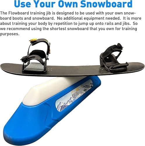 Flowboard Snowboard Trick Training System Develops Skills for Rails and Jibs Durable and Strong Parts to Complete Kit Available thumbnail 4