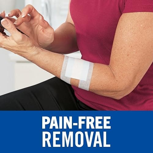 Nexcare Sensitive Skin Low Trauma Tape, 4 Count – Gentle Adhesive Medical Tape for Fragile or Delicate Skin, Hypoallergenic & Latex-Free, Ideal for Post-Surgery Care, Pediatric Use, Frequent Changes thumbnail 3