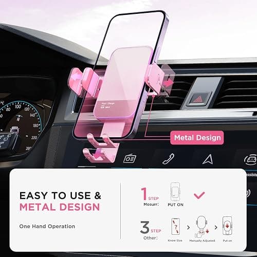 Wireless Car Charger,【7 Colored LED Backlit】 15W Auto Clamping Car Charger Phone Mount Holder fit for iPhone 14 13 12 Mini Pro Max 11 XR XS, Samsung Galaxy S23 Ultra S22 S21+ S10+ Note 20, etc - Pink thumbnail 5