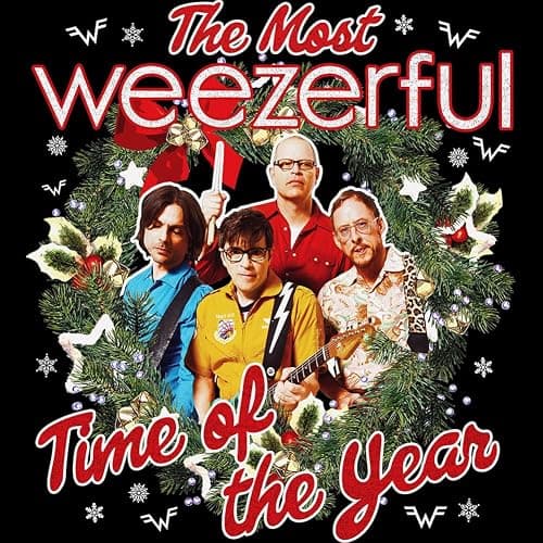 American Classics Weezer Band The Most Weezerful Time of The Year Christmas Shirt Adult Short Sleeve T Shirt Black thumbnail 3