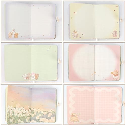Zeph Hosea Cute Cartoon PU Leather Notebook Kawaii Journal Notebook Japanese Sketchbook A5 Diary Notepad Travel Notebook thumbnail 5