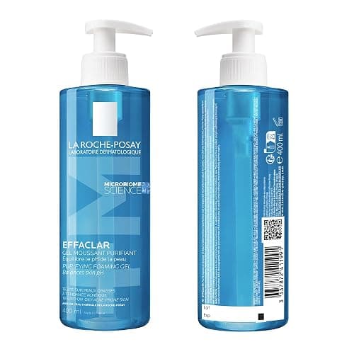 La Roche-Posay Face Wash Gel Cleanser, Effaclar Gentle Purifying Foaming Gel for Oily and Sensitive Acne-Prone Skin & Acne Lotion BUNDLE. Soap-Free, Paraben-free, Non-Comedogenic thumbnail 8
