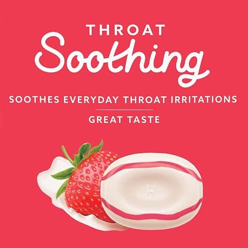 HALLS Throat Soothing Creamy Strawberry Throat Drops, 70 Drops thumbnail 5