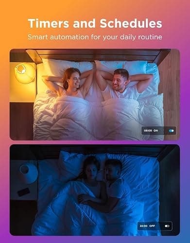 Govee Smart Light Bulbs, A19 LED Light Bulb, 800 Lumen, E26 Base | Works with Matter Alexa & Google Assistant, RGBWW Color Changing Light Bulb, Music Sync, WiFi & Bluetooth Connection, 2 Pack thumbnail 7