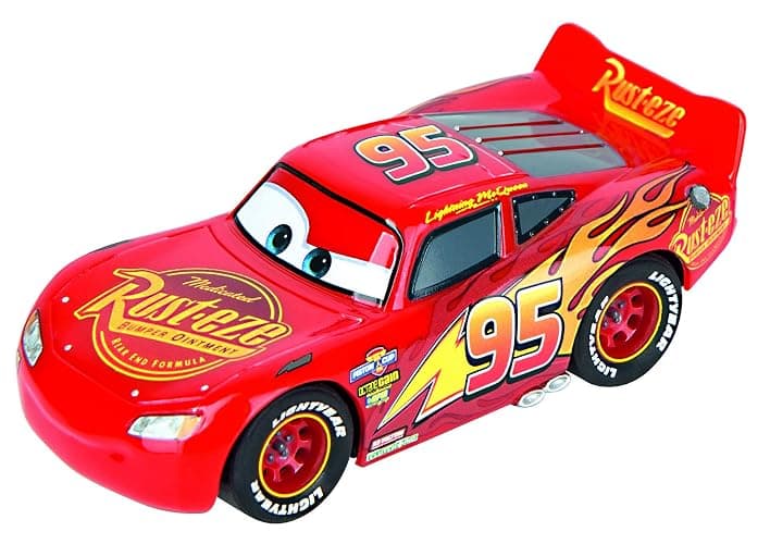 Carrera First Disney Cars Slot Car Race Track Set – Lightning McQueen | Battery-powered slot car track, Lightning McQueen toy for kids 3+, includes McQueen & Cruz, beginner-friendly, easy setup thumbnail 4