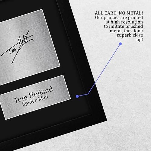 HWC Trading Tom Holland Gift USL Framed Signed Printed Autograph Spiderman Gifts Print Photo Picture Display - US Letter Size thumbnail 5